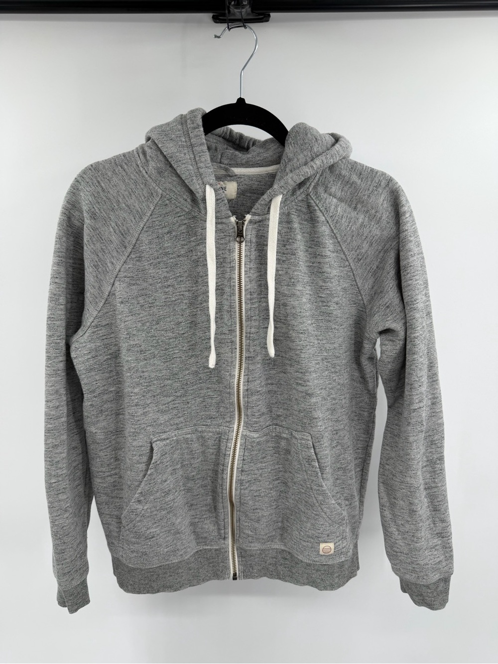 Marine‎ Layer Full Zip Gray Hooded Sweatshirt Size Small Casual Basic